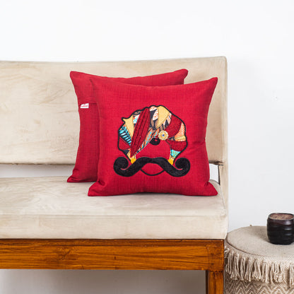 Mr. Rajasthan Design Traditional Cushion Cover
