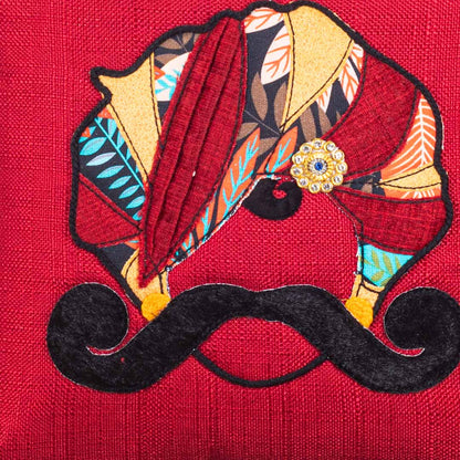 Mr. Rajasthan Design Traditional Cushion Cover