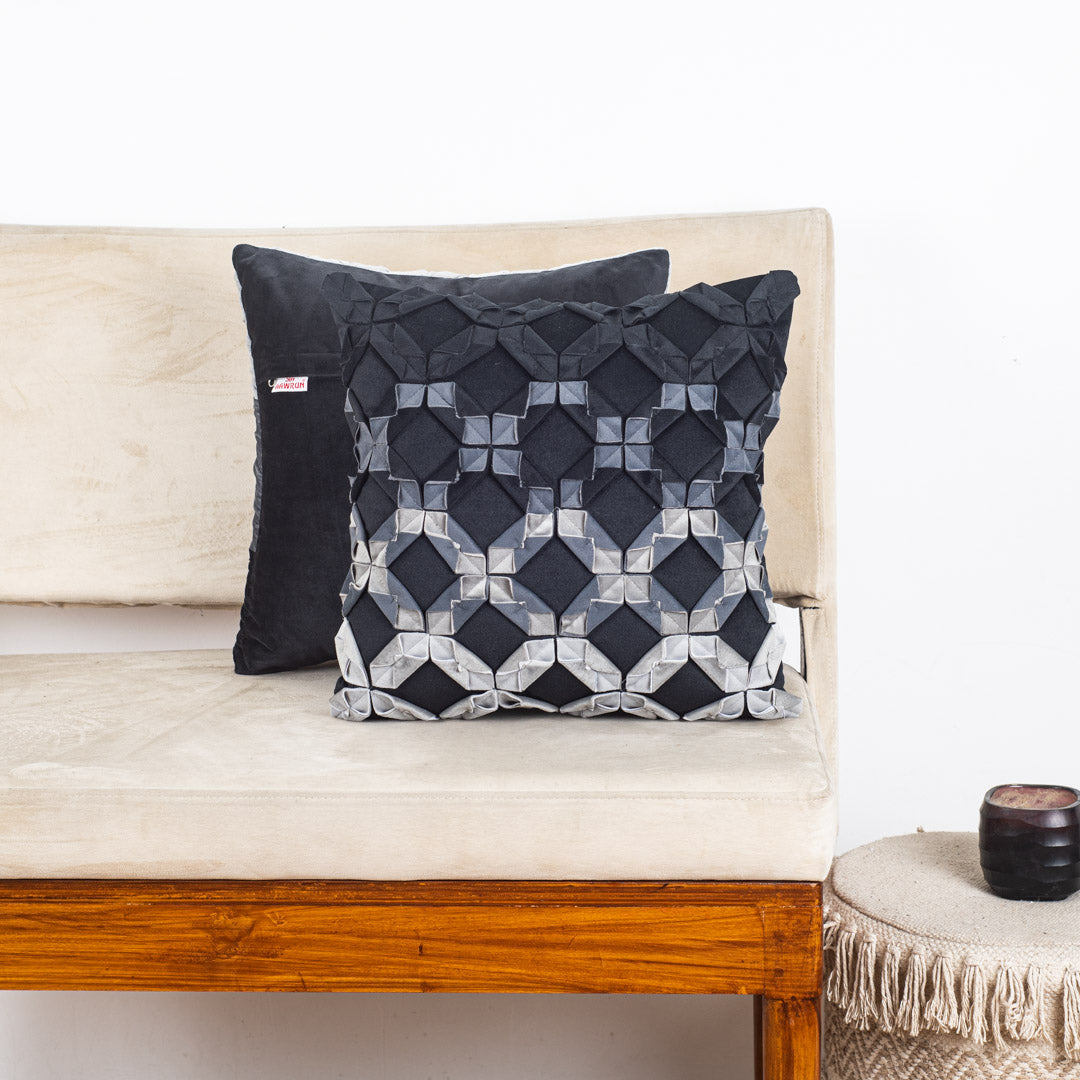 Modern Square Origami Cushion Cover