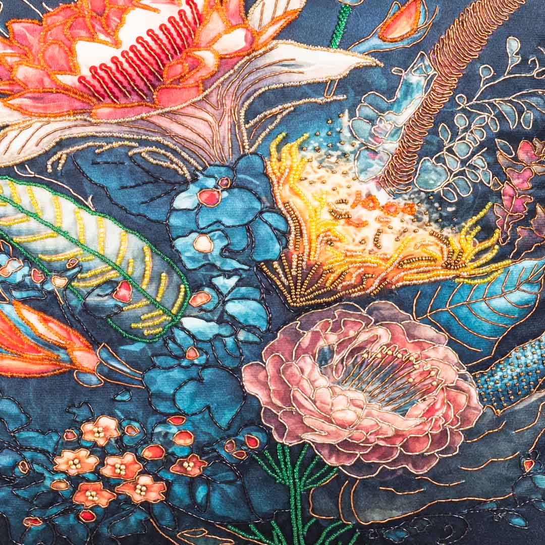 Premium Magic Flowers Cushion Cover