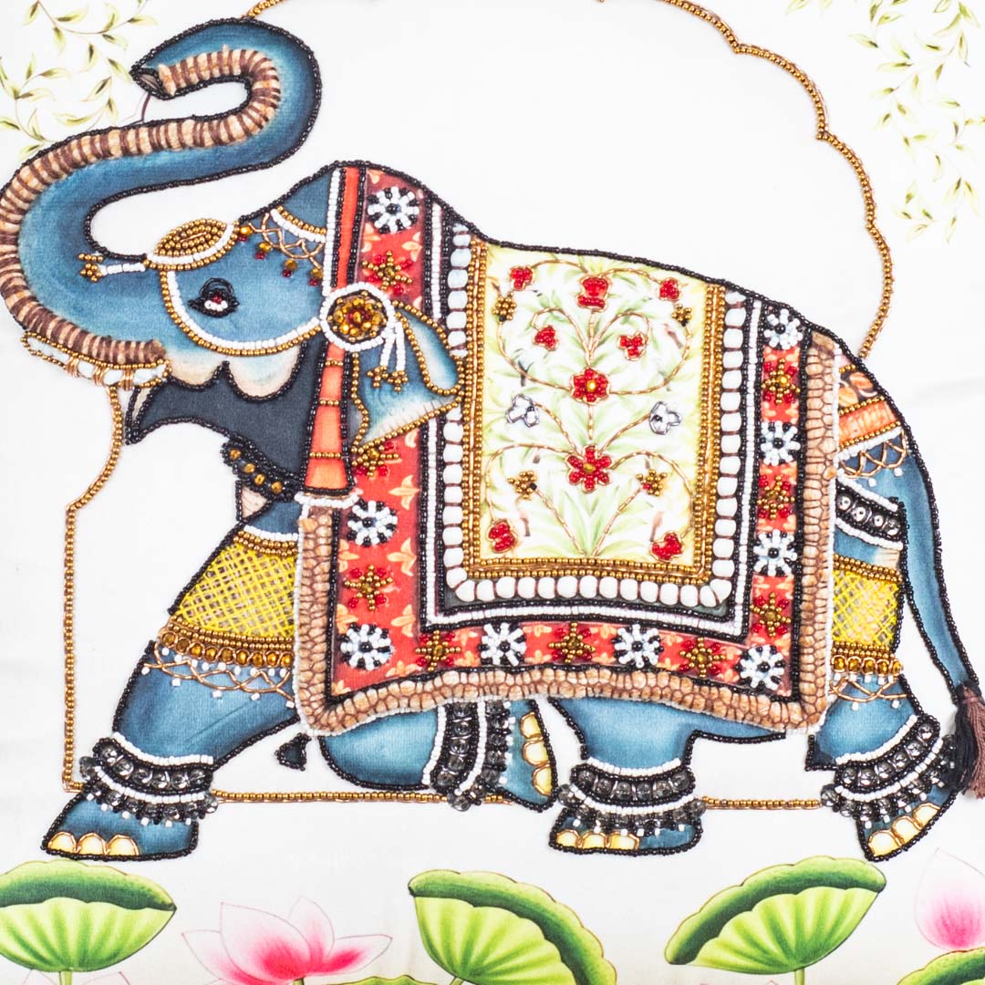 Premium Lotus Maharaja Cushion Cover