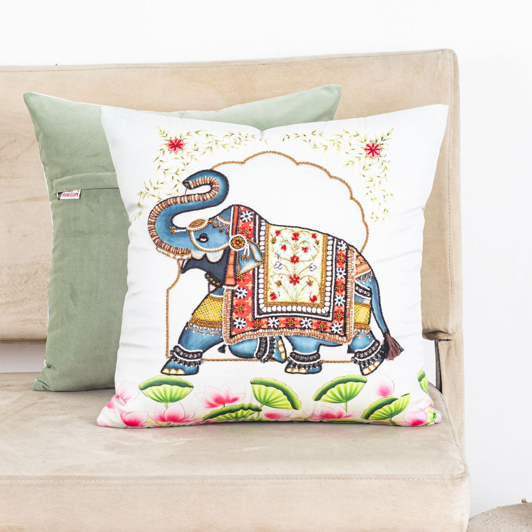 Premium Lotus Maharaja Cushion Cover