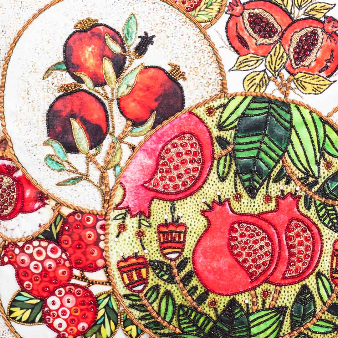 Premium Pomegranate Cushion Cover