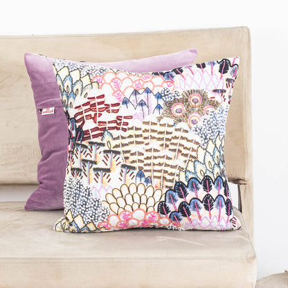 Statement Embellished Cushion Cover for Elegant Home Styling