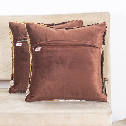 Textured Abstract Cushion Cover | Premium Home Décor – Aawrun