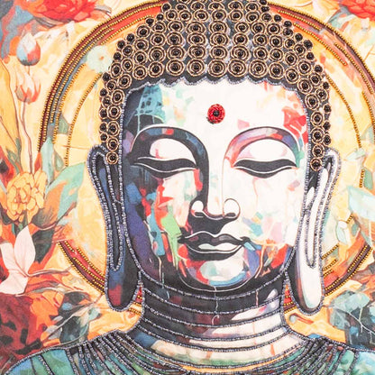Premium Divine Buddha Cushion Cover