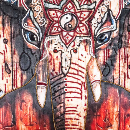 Elephant Mandala Design Cushion Cover