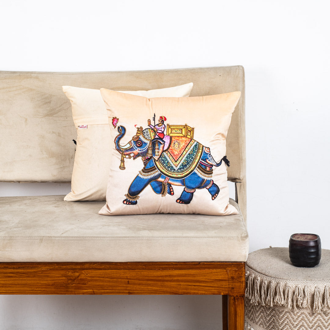 Elevate Your Decor with Elephant Art Cushion Covers