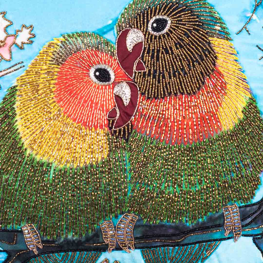 Premium Beloved Birds Cushion Cover