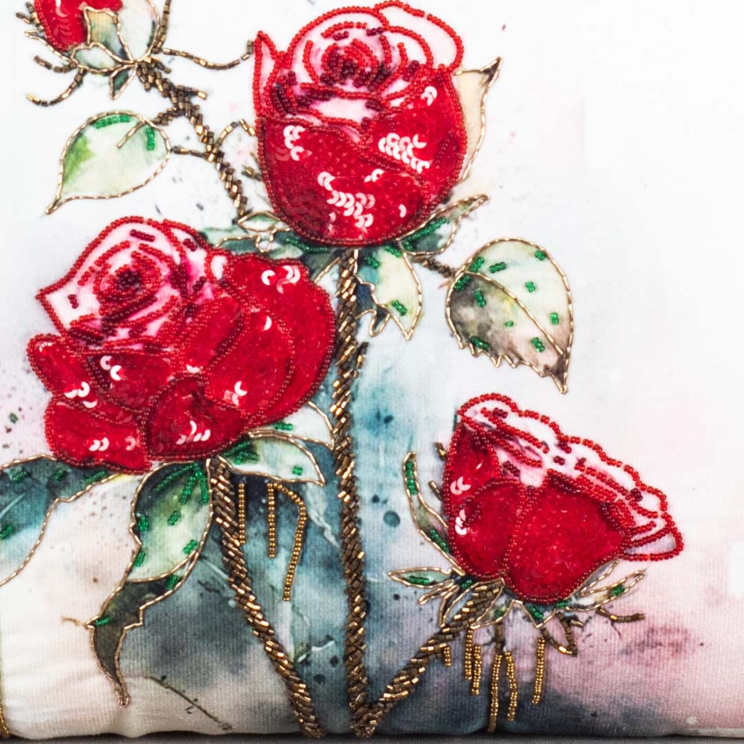 Premium Red Roses Cushion Cover