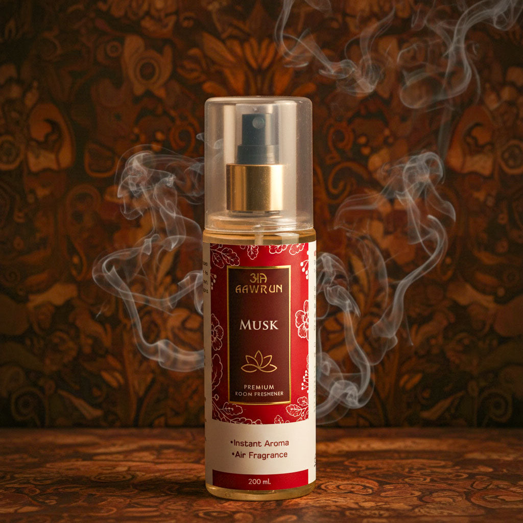 Musk Premium Room Freshener Spray | Luxury Air Fragrance – Aawrun