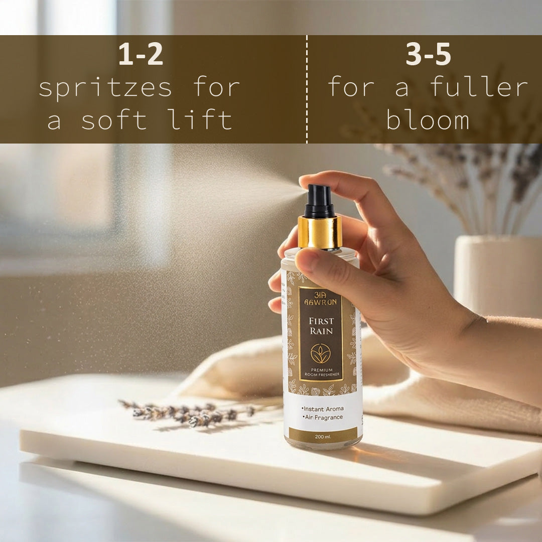 First Rain Premium Room Freshener Spray | Refreshing Home Fragrance – Aawrun