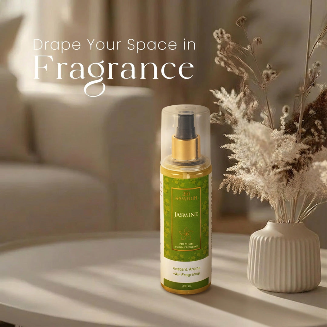 Jasmine Premium Room Freshener Spray | Floral Air Fragrance – Aawrun