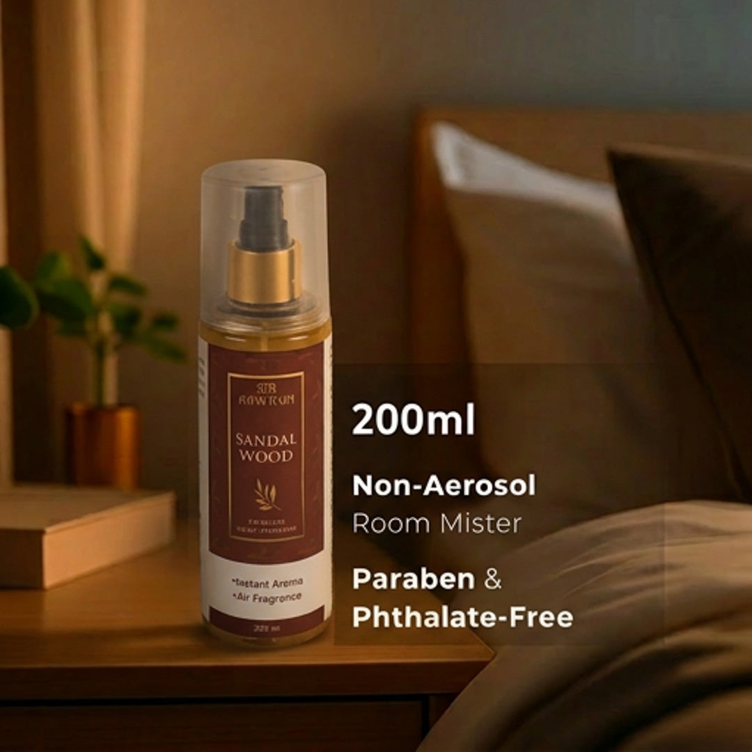 Sandalwood Premium Room Freshener Spray | Warm Woody Fragrance – Aawrun