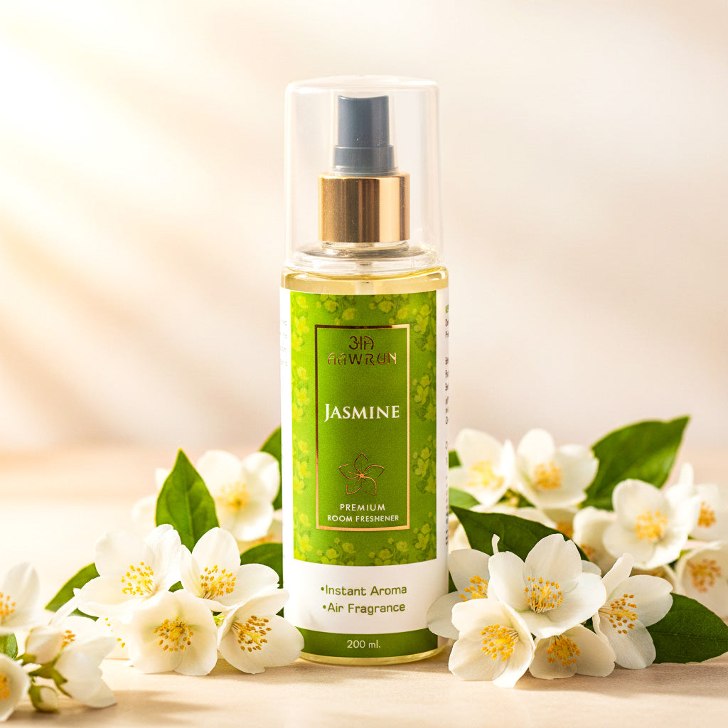 Jasmine Premium Room Freshener Spray | Floral Air Fragrance – Aawrun