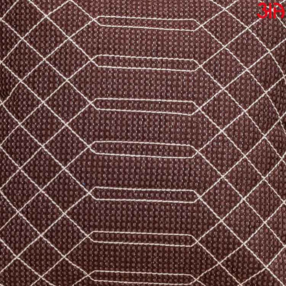 Geometric pattern brown cushion3