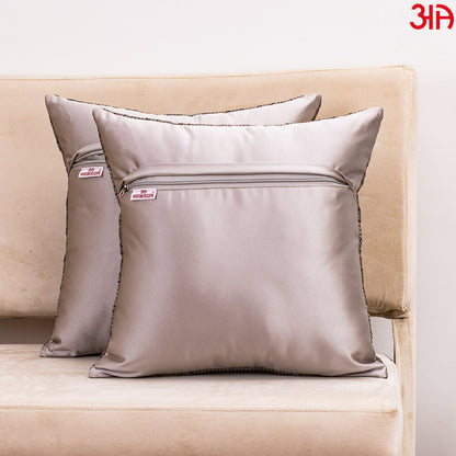 Geometric pattern grey cushion4