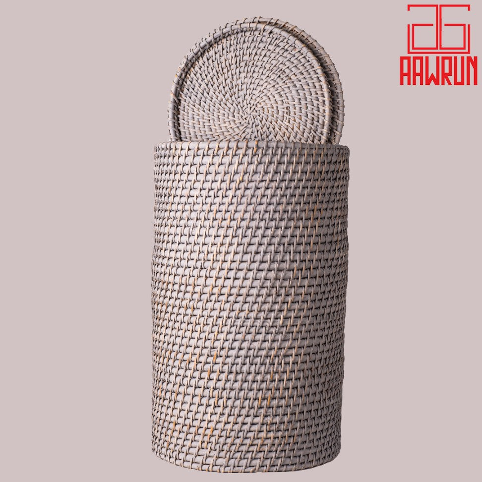 Eco-Friendly Cane Laundry Basket by Aawrun