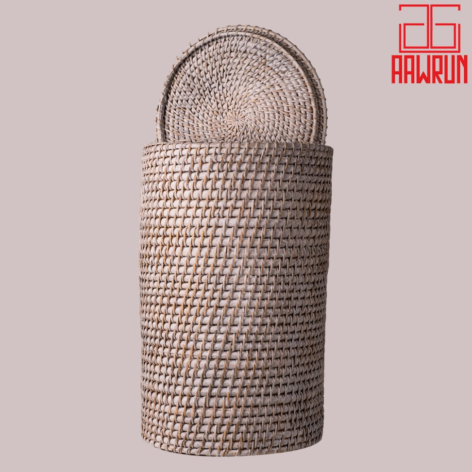 Eco-Friendly Cane Laundry Basket by Aawrun