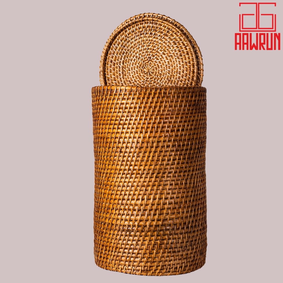 Eco-Friendly Cane Laundry Basket by Aawrun