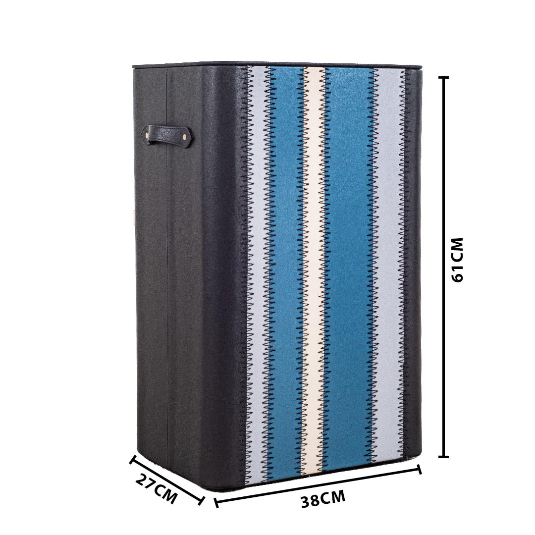Premium Zig Zag Panel Patch Laundary Basket