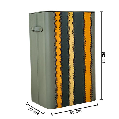 Premium Zig Zag Panel Patch Laundary Basket