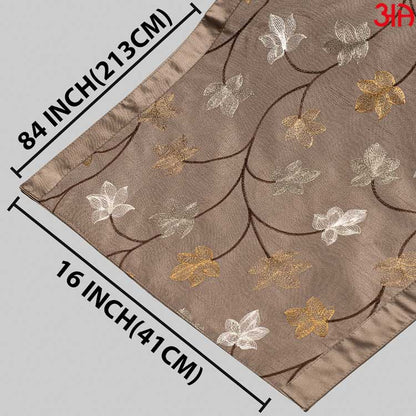 The Flower Maze Work Bed Table Runner (16x84) Inch