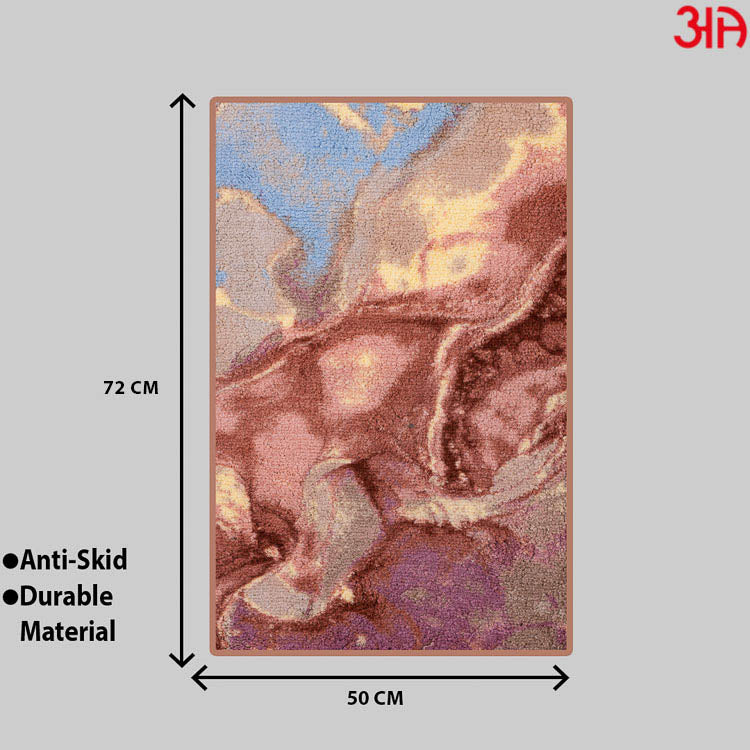 Modern Art Micro Print Mat (50x72) CM