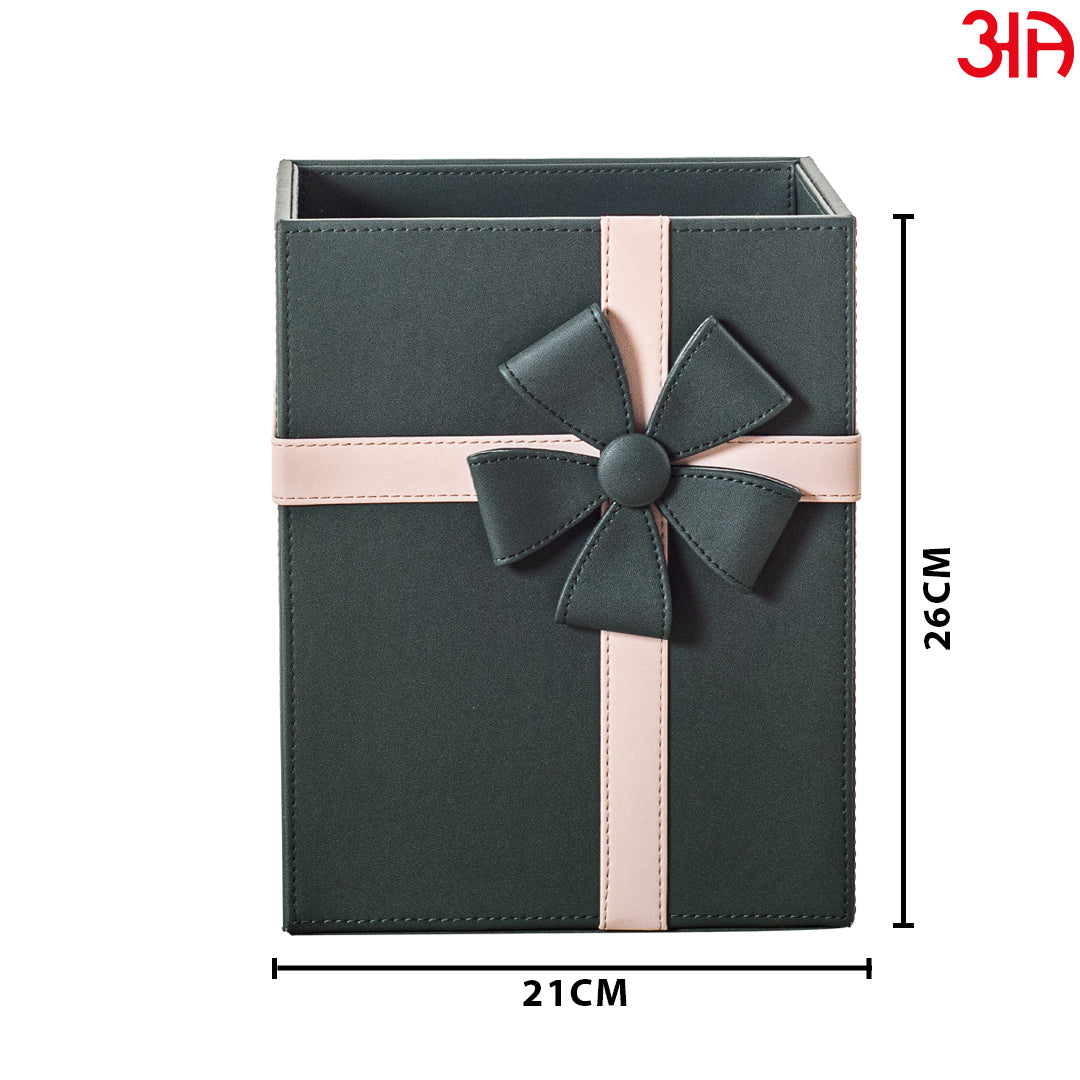 Bow Design Dustbin (21x21x26) CM