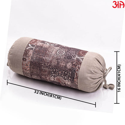 abstract design bolster cover cotton