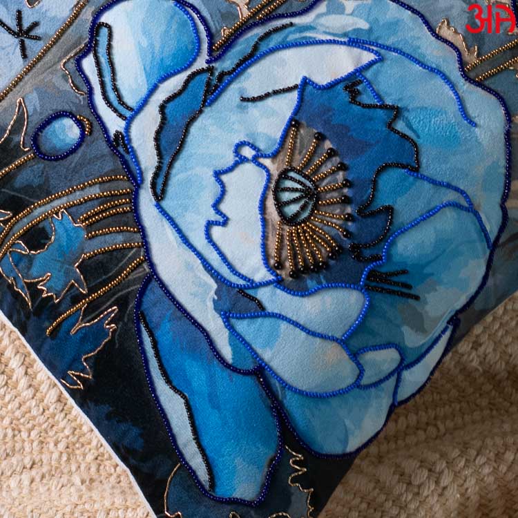 blue floral cushion cover3