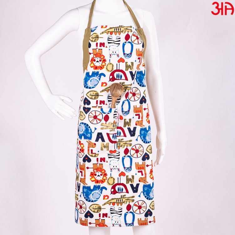 animal character printed apron3