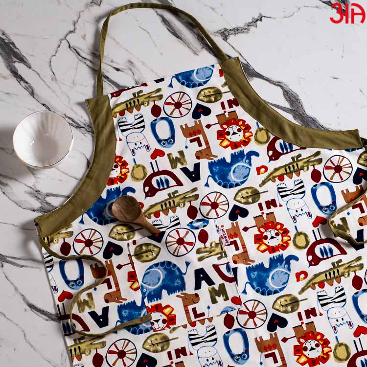 animal character printed apron6