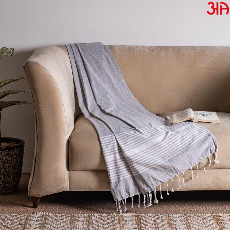 ash cotton throw for sofa