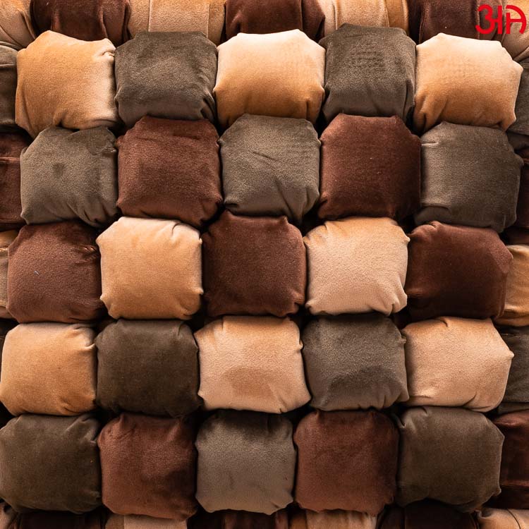 beige brown bubble cushion3