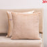 Soft Beige Fur Cushion Cover