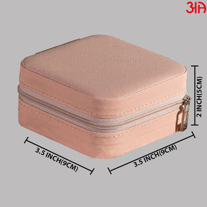 beige color portable jewellery box