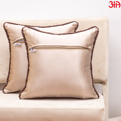 Beige Snake Skin Textured Cushion4