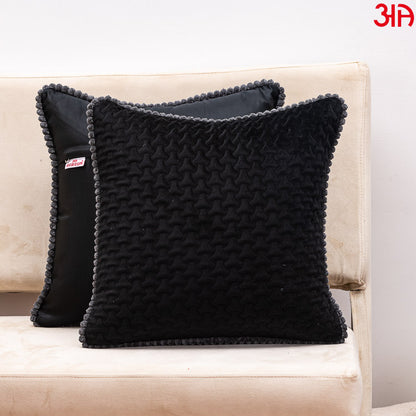 black tessellation cushion