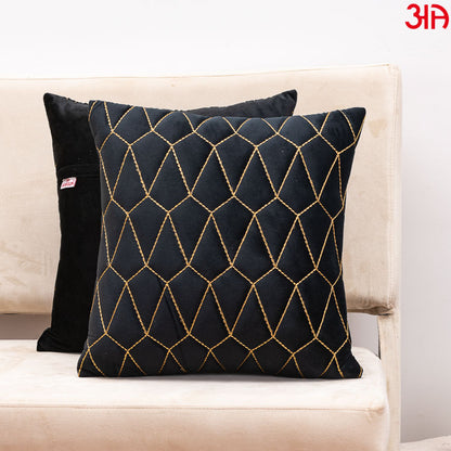 black diamond design cushions