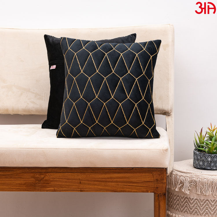 black diamond design cushions2