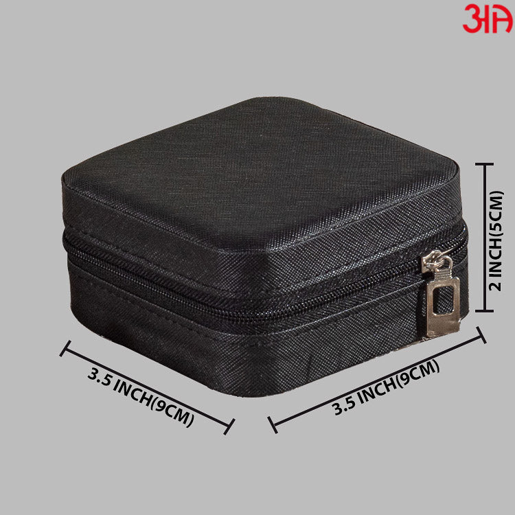 black color portable jewellery box