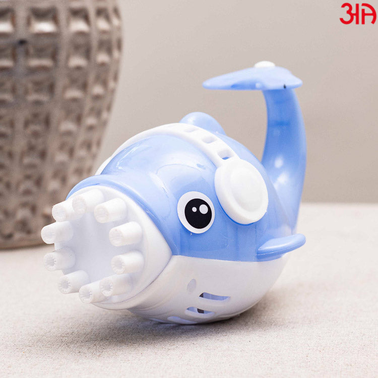 Fish Design Bubble Gun Toy Battery Operated for Kids