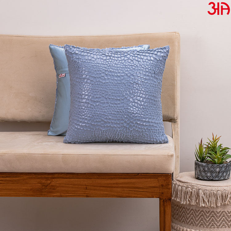 blue fish scale cushion cover2