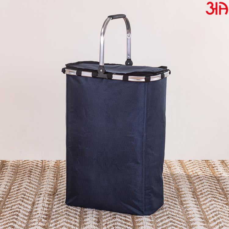blue laundry bag with handles2
