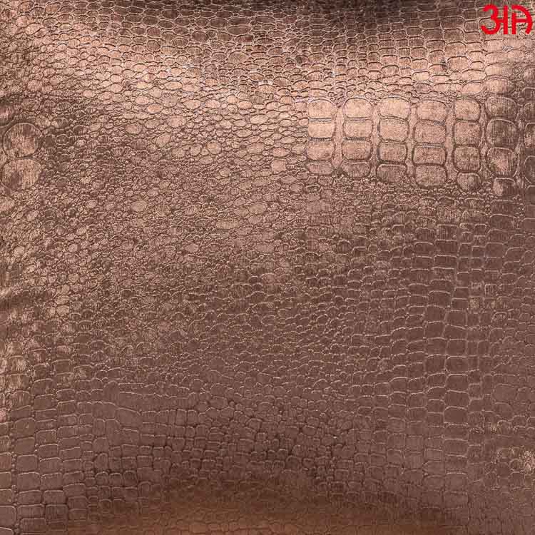 Brown Snake Skin Textured Cushion3