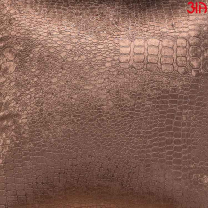 Brown Snake Skin Textured Cushion3