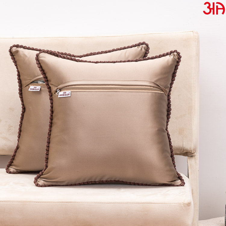 Brown Snake Skin Textured Cushion4