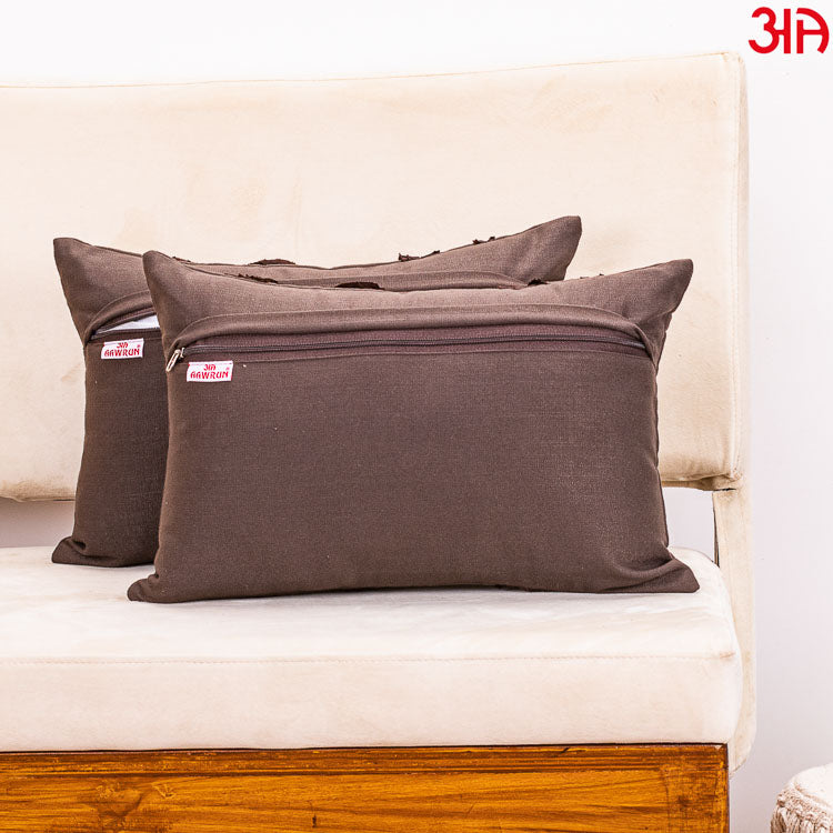 brown taffeta cushion cover4