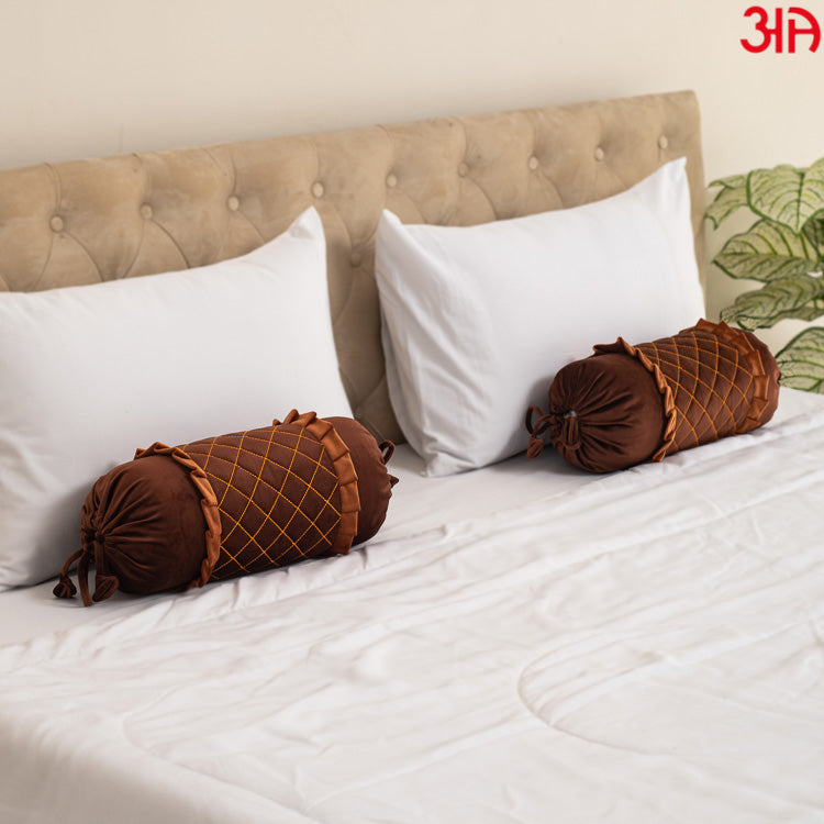 brown bolster cover 2